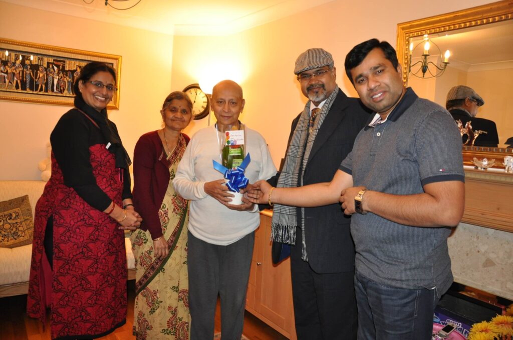 KCJs Birthday Gift to Prof.Rao at Cambridge 2014