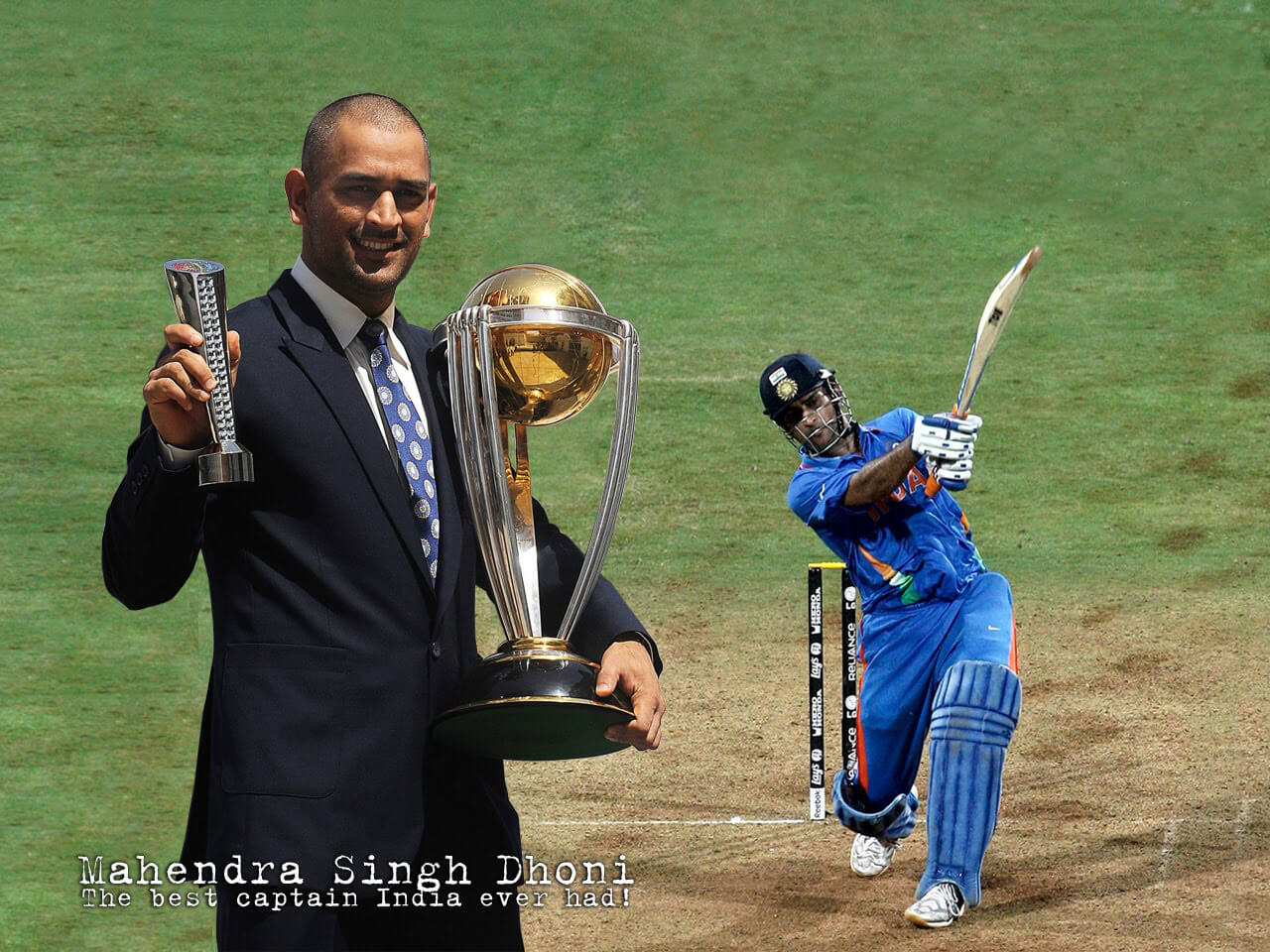 amazing mahender singh dhoni best six with world cup pose mobile desktop background free hd wallpaper
